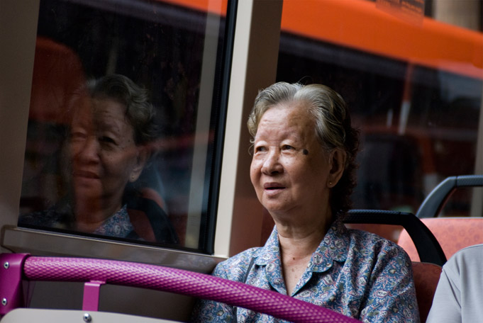 Bus Ride from Serangoon to Changi